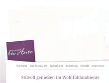 Tablet Screenshot of bei-ante.de
